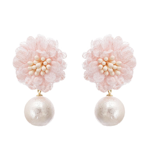 Capriana Floral Drop Earrings, Cuavan