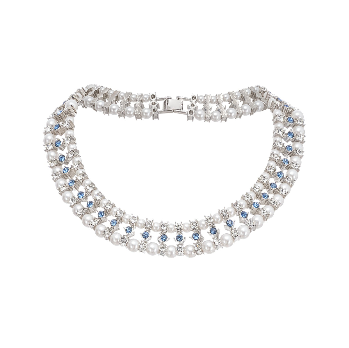 Alana Faux-Pearl Crystal Necklace