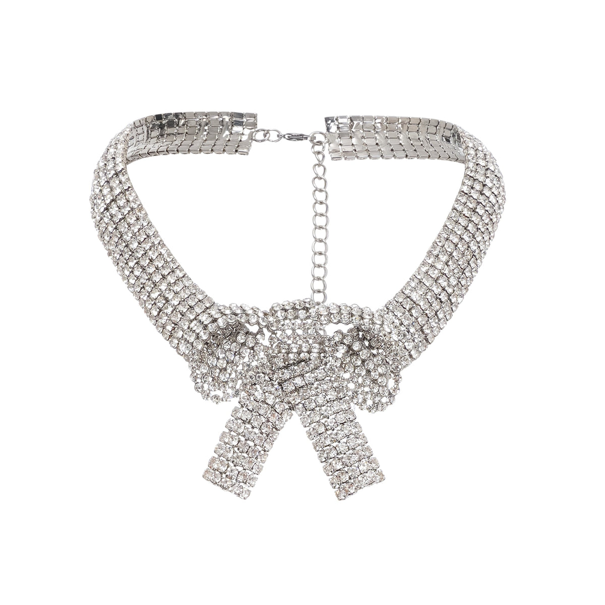 Crystal Bow Necklace