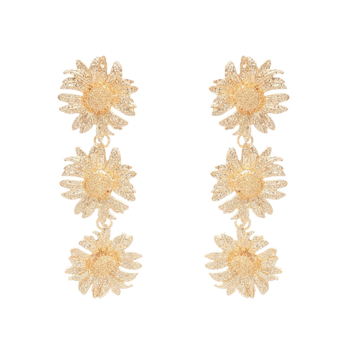 Eléonore Sunflower Drop Earrings