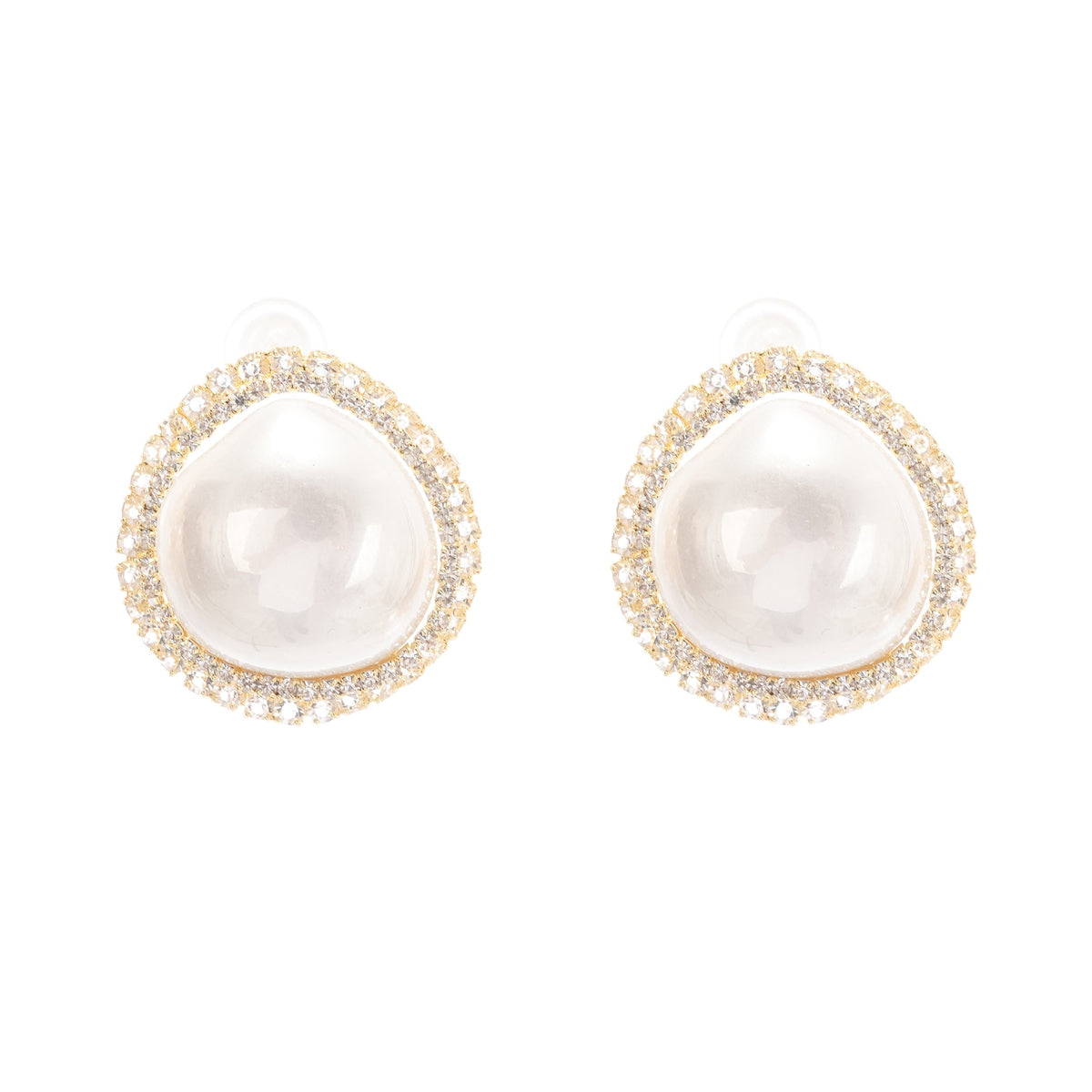 Gloria Faux Pearl Stud Earrings
