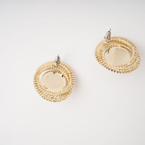 Éléonore Faux-Pearl Crystal Earrings