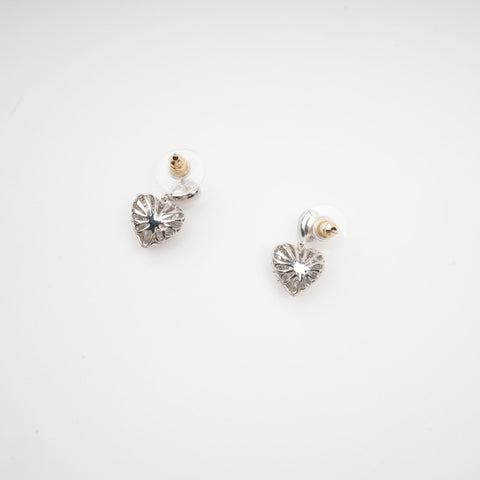 Kévina Heart Faux-Pearl Earrings, Cuavan