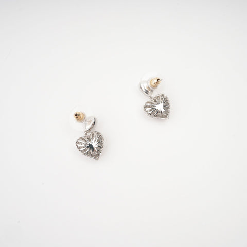 Kévina Heart Faux-Pearl Earrings, Cuavan
