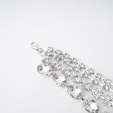 Elizabeth Layered Crystal Necklace, Cuavan