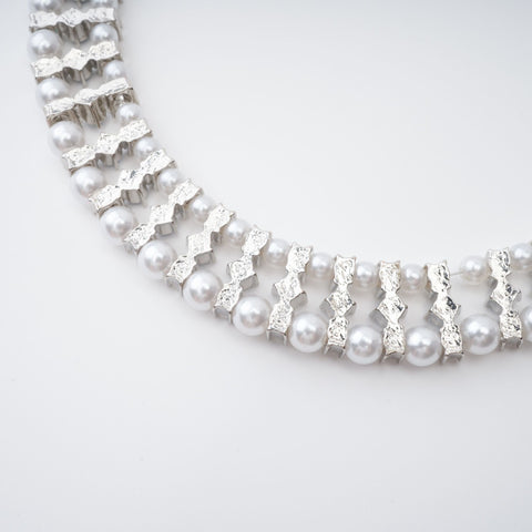 Alana Faux-Pearl Crystal Necklace