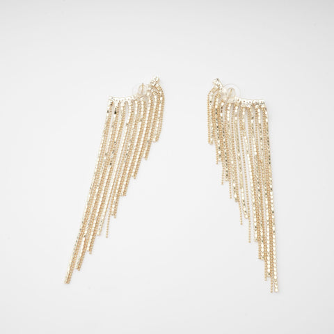 Georgie Tassel Crystal Earrings