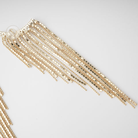 Georgie Tassel Crystal Earrings