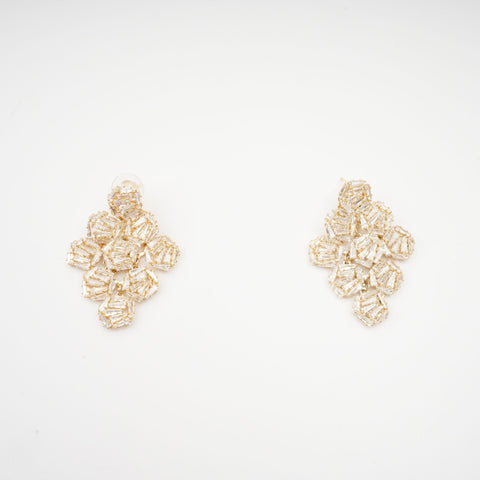 Geometric Crystal Earrings