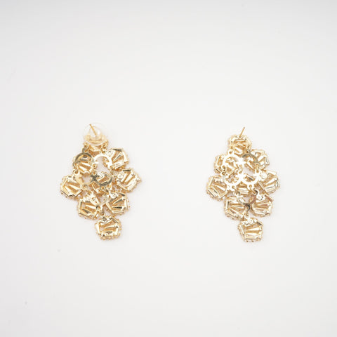 Geometric Crystal Earrings