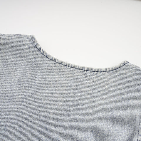 Daphné Denim Mini Dress — Light Blue