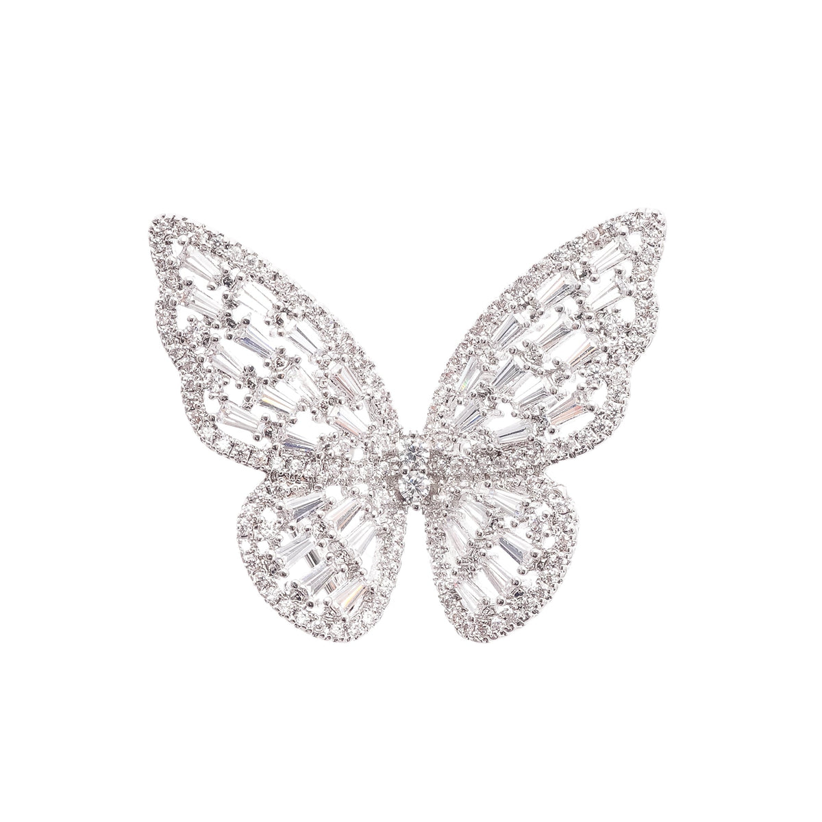 Evodie Rhinestone Butterfly Ring