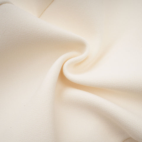 Valérie Feather-Hem Blazer and Skirt Set — White