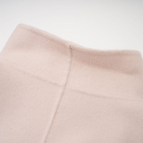 Vienne Diagonal-Placket Cropped Jacket — Pink