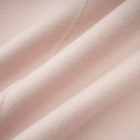 Vienne Diagonal-Placket Cropped Jacket — Pink