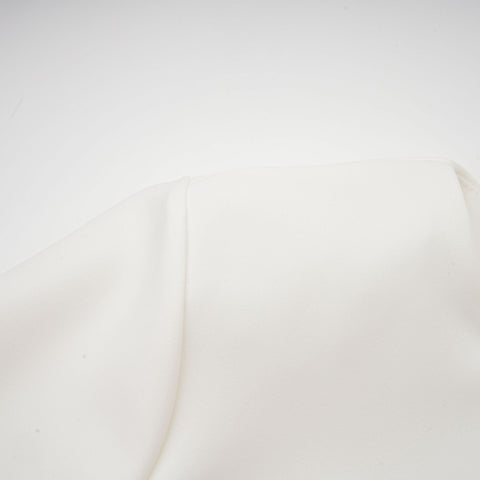 Hilaire 3D Petal Top and Skirt Set — White