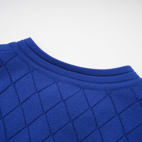 Maëlys Knitted Top and Skirt Set — Blue