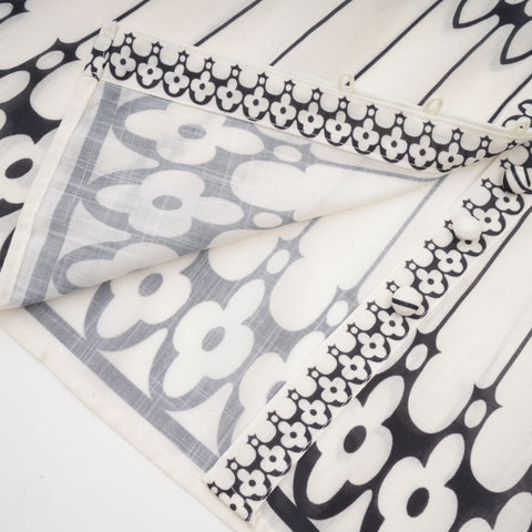 Allie Graphic Print Shirt and Shorts Set — White & Black