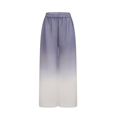 Agathe Gradient Blouse and Trouser Set — Purple, Cuavan