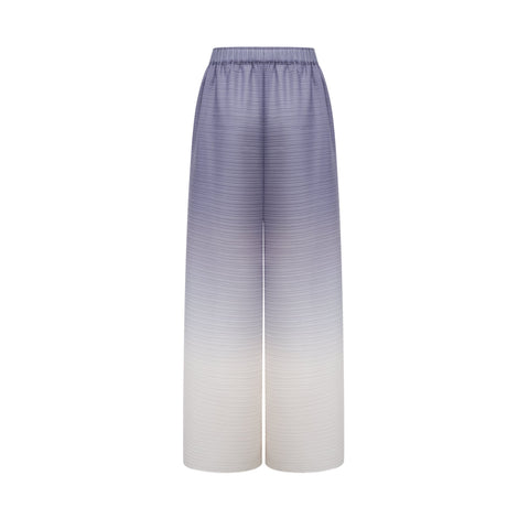 Agathe Gradient Blouse and Trouser Set — Purple, Cuavan