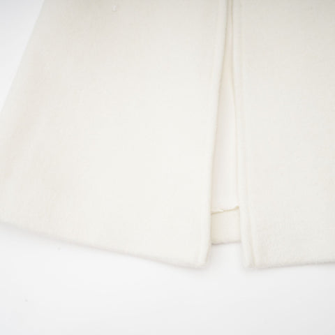 Éléonore Crystal-Embellished Cape Jacket — White