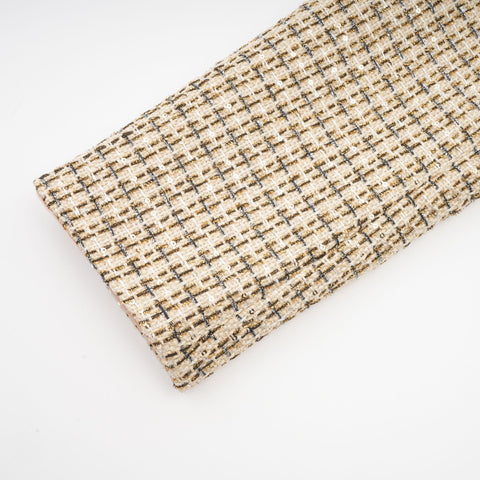 Aëlle Gold Tweed Sequin Jacket and Skirt Ensemble