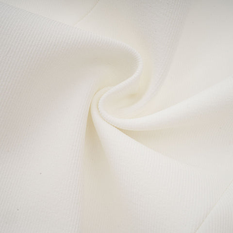 Elodie Bubble-Skirt Mini Dress — White