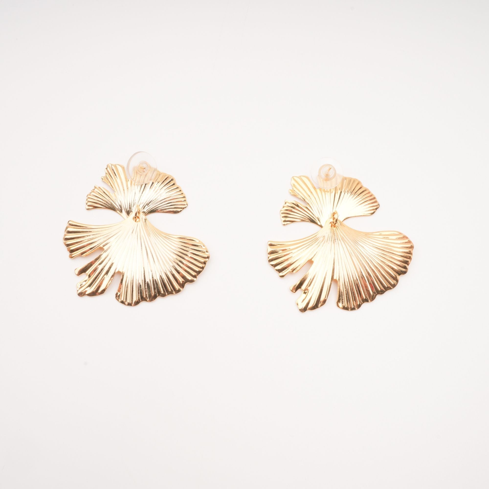 Adriana Ginkgo Leaf Earrings, Cuavan