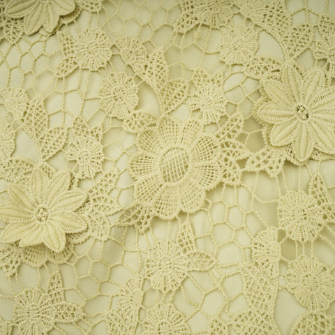 Hélène Floral Embroidery Shirt and Skirt Set — Green