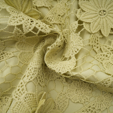 Hélène Floral Embroidery Shirt and Skirt Set — Green