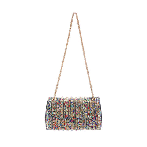 Jade Crystal Shoulder Bag, Cuavan