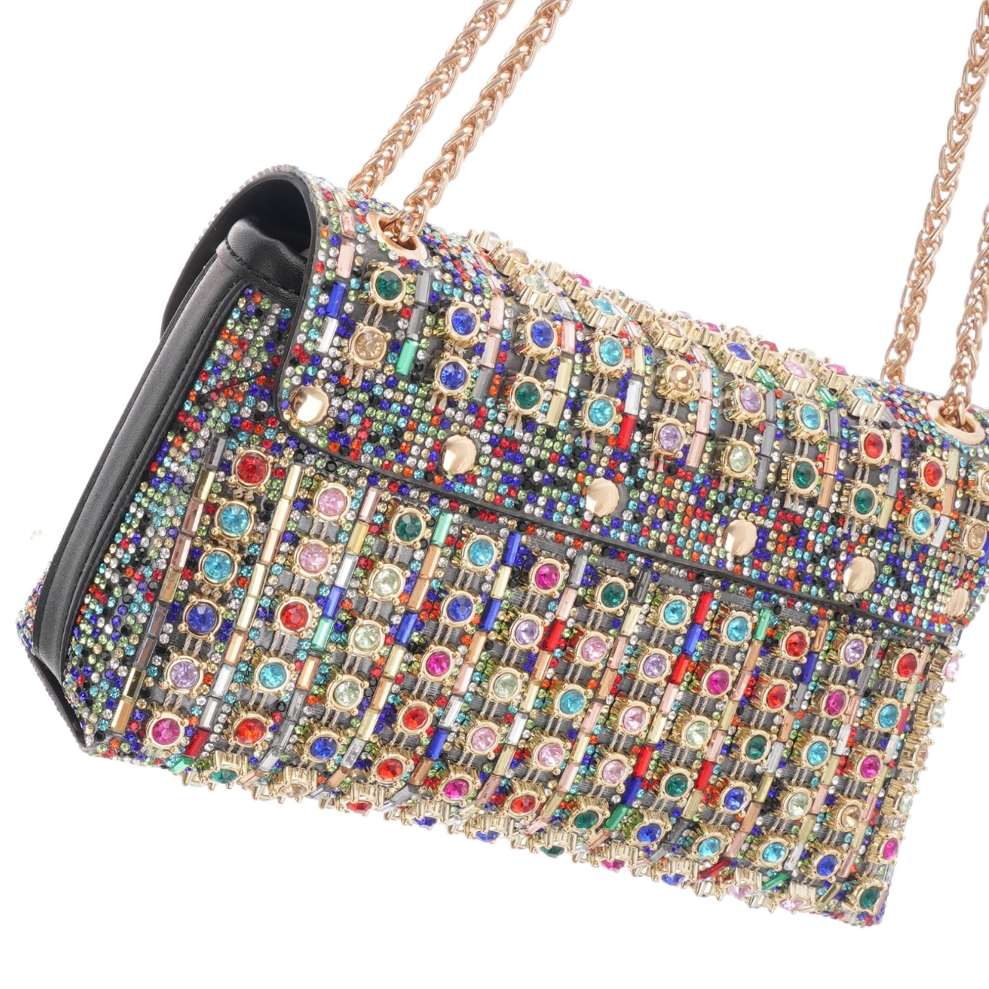 Jade Crystal Shoulder Bag, Cuavan