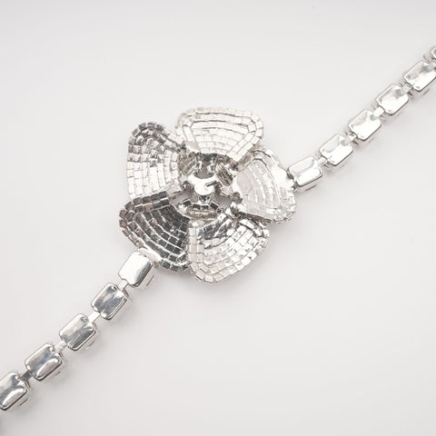 Aimée Faux-Flower Crystal Necklace