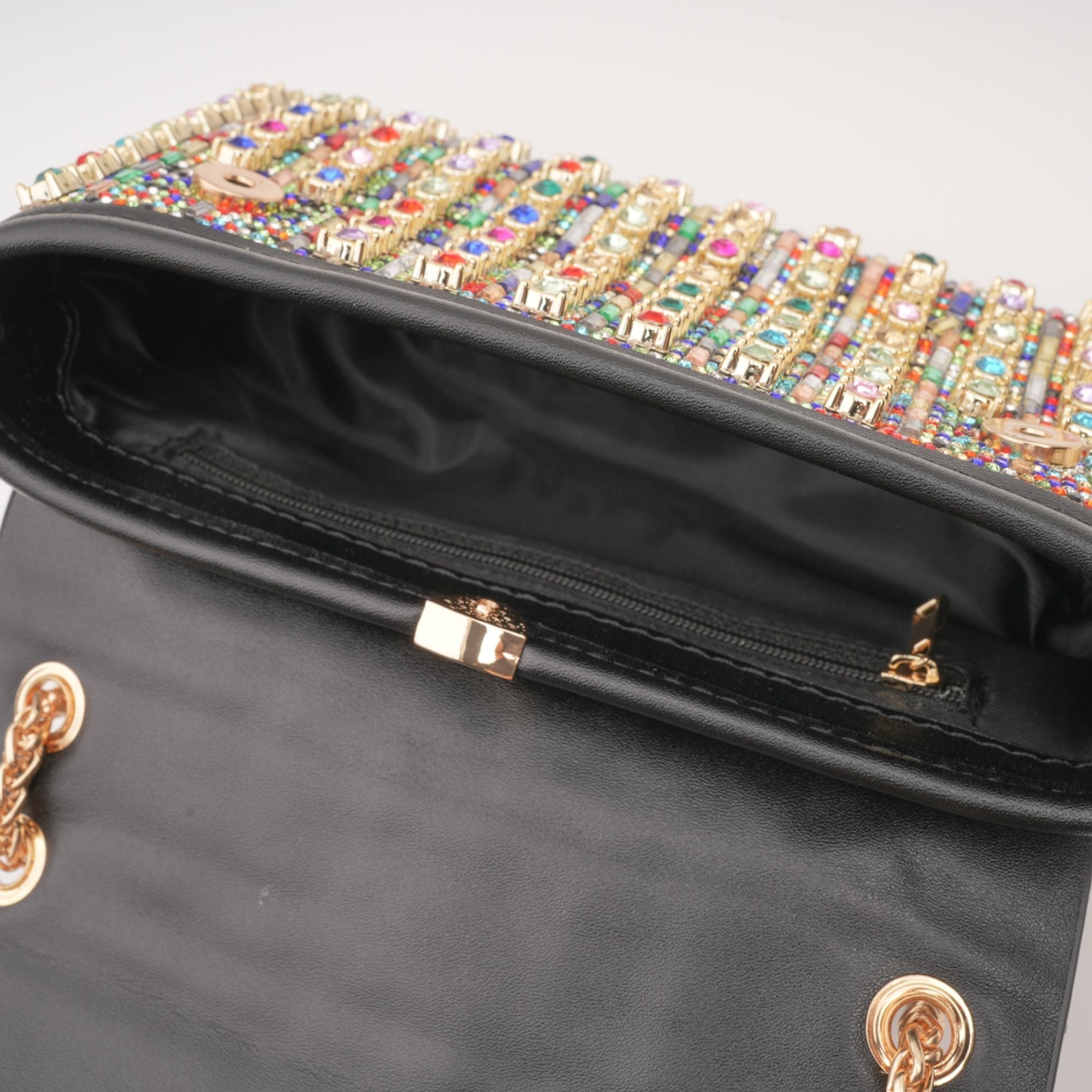 Jade Crystal Shoulder Bag, Cuavan