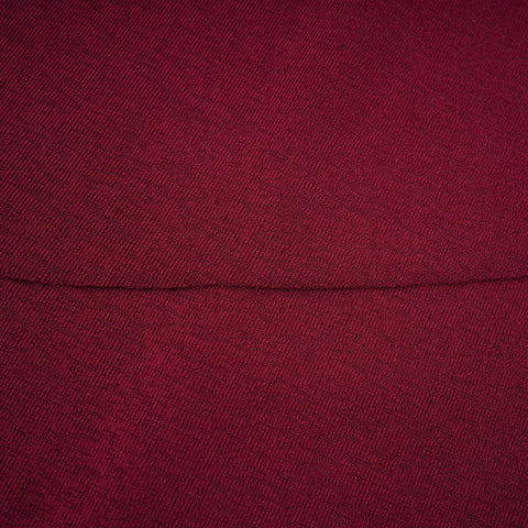 Camille Ruched Flap-Detail Midi Dress — Wine Red