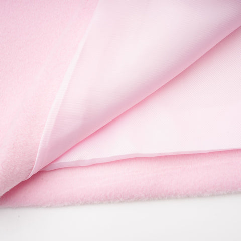 Louisette Faux-Fur Cuff Coat — Pink