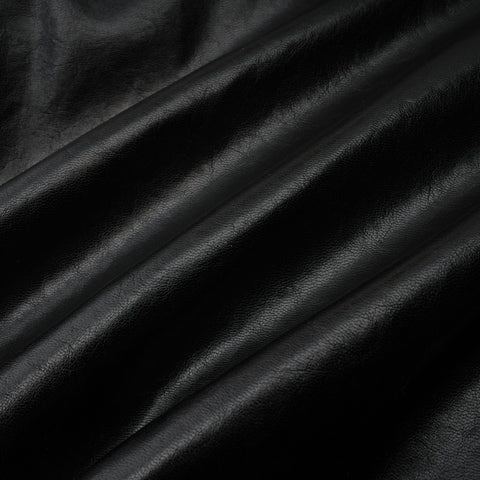 Virginie Quilted Leatherette Jacket — Black