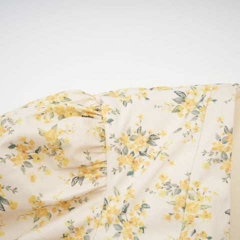 Floral-Print Pleated Mini Dress by Liane
