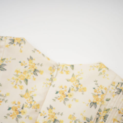 Floral-Print Pleated Mini Dress by Liane