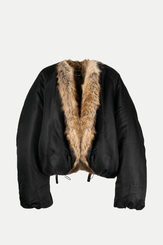 Sofia Puffer Jacket — Black, Cuavan