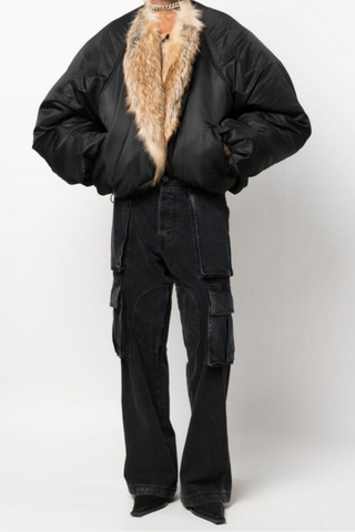 Sofia Puffer Jacket — Black, Cuavan