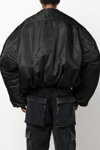 Sofia Puffer Jacket — Black, Cuavan