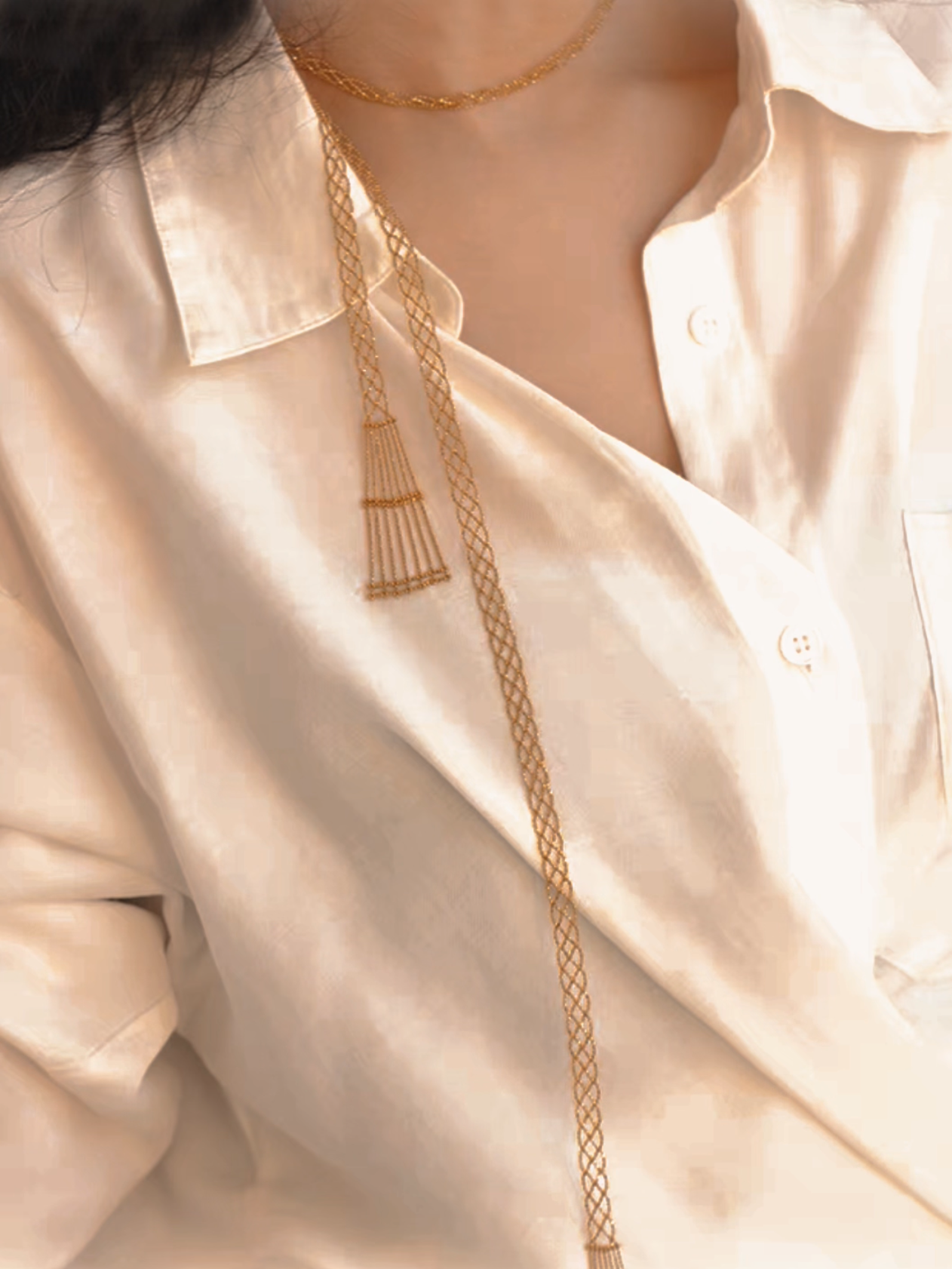 Linda Necklace — 24k Gold Plated, Cuavan