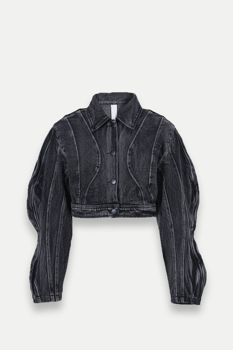 Luna Flare Sleeve Denim Jacket, Cuavan