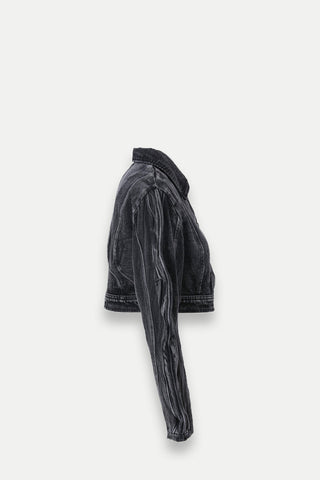 Luna Flare Sleeve Denim Jacket, Cuavan