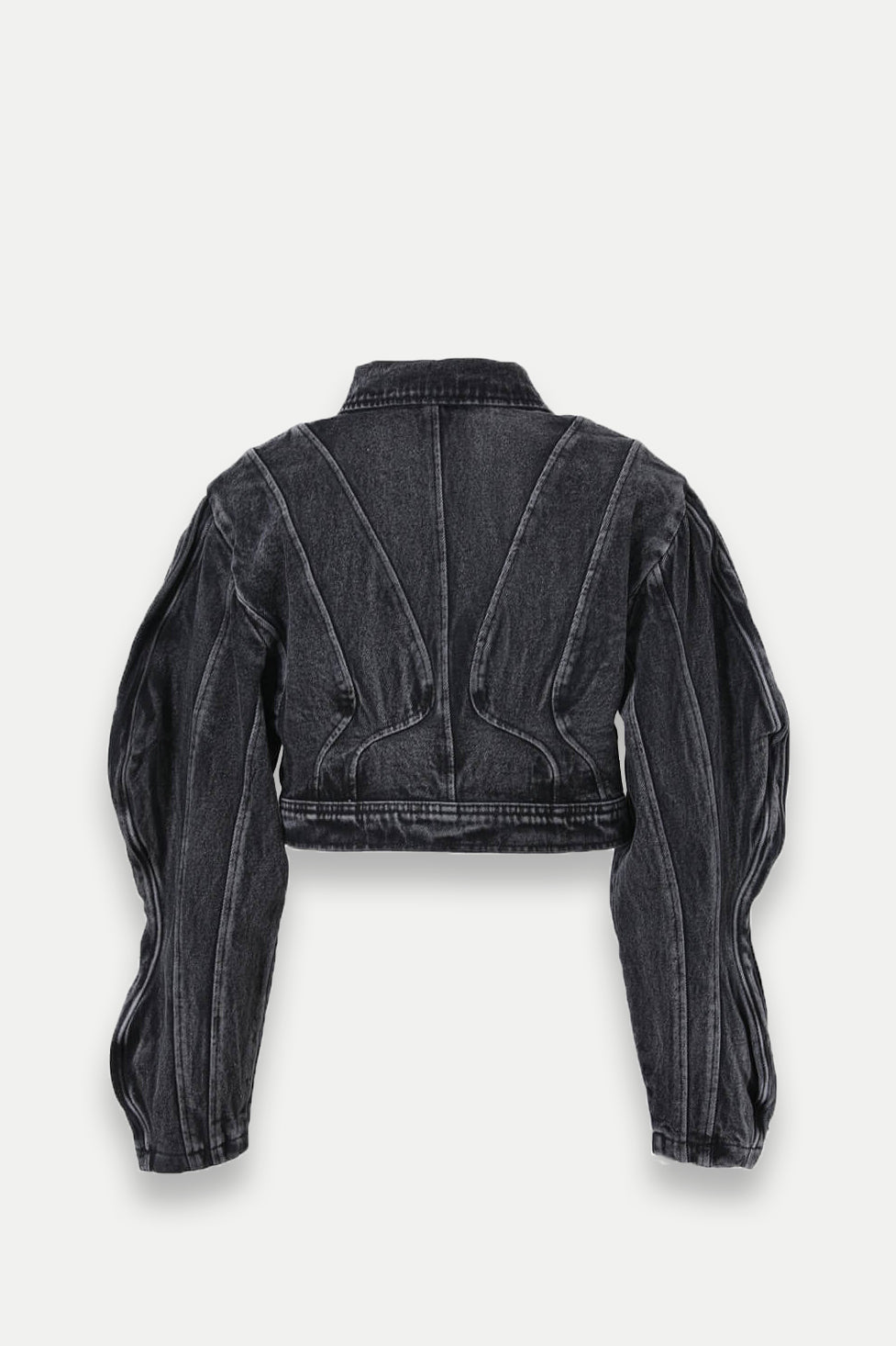 Luna Flare Sleeve Denim Jacket, Cuavan