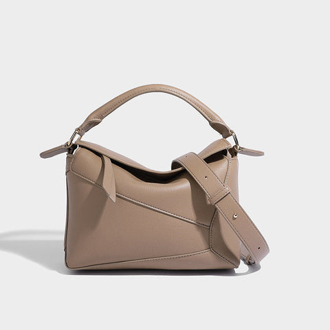 Aria Leather Satchel Bag, Cuavan