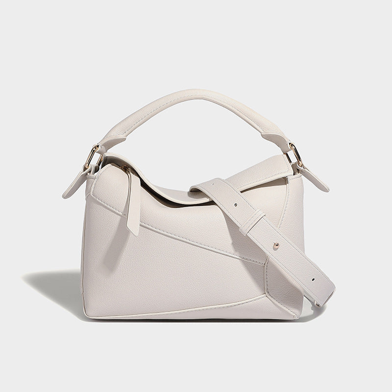 Aria Leather Satchel Bag, Cuavan