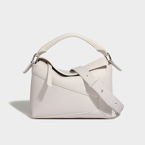 Aria Leather Satchel Bag, Cuavan
