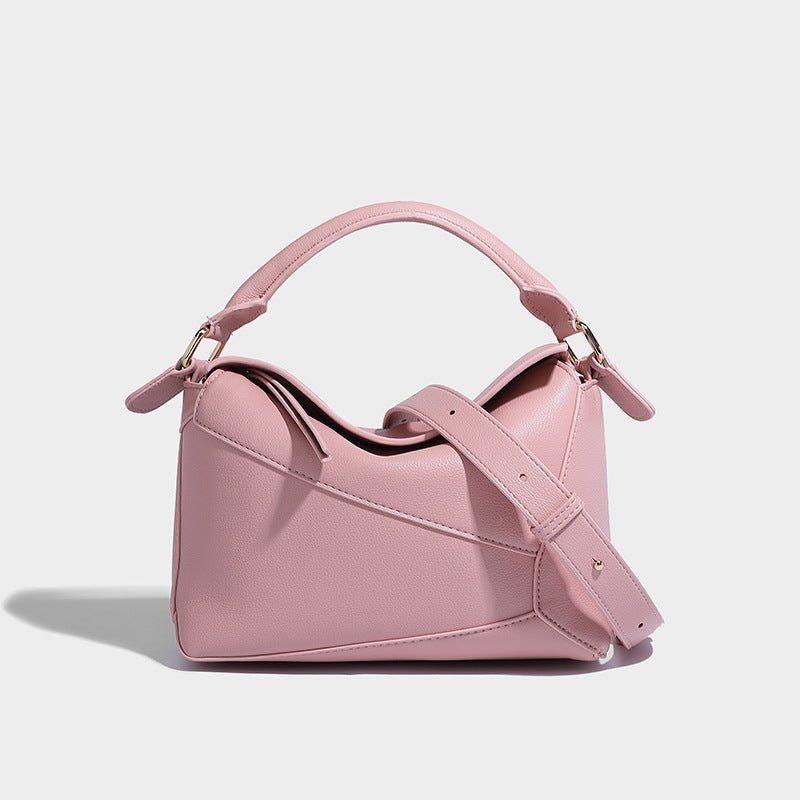 Aria Leather Satchel Bag, Cuavan